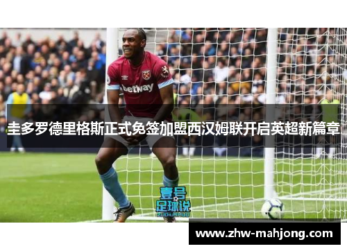 圭多罗德里格斯正式免签加盟西汉姆联开启英超新篇章